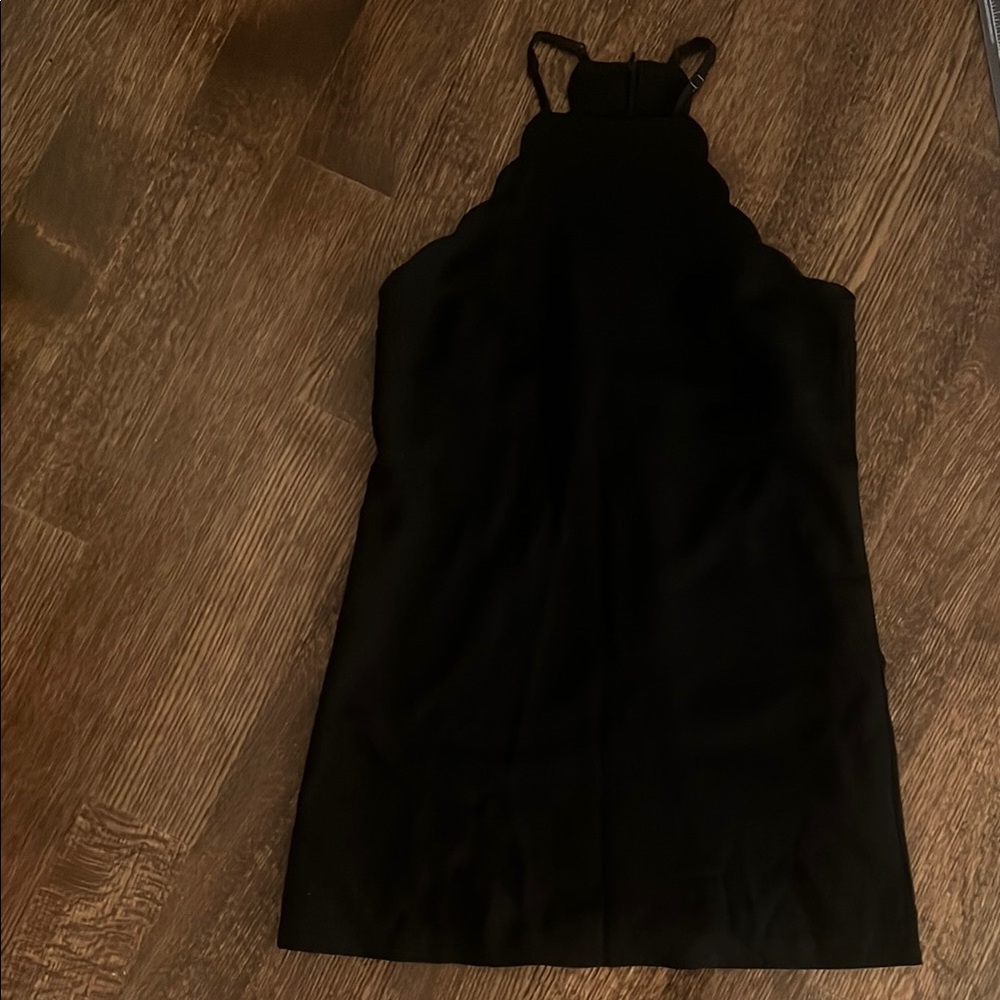 NWOT Lulus Elegant Black high neck  Dress